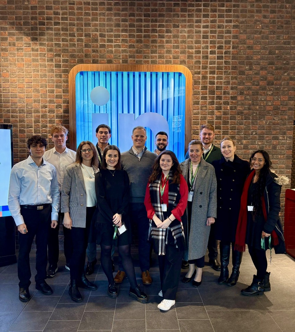 Team at LinkedIn office image